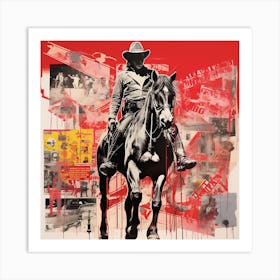 'The Cowboy' Art Print