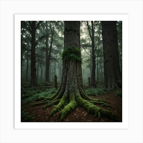 Mossy Forest 22 Art Print