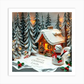 Merry Christmas 1 Art Print