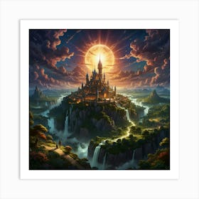 Disney Castle 7 Art Print