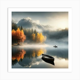 Autumn In The Mountains Art Print