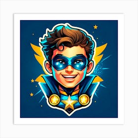 Super Hero Art Print