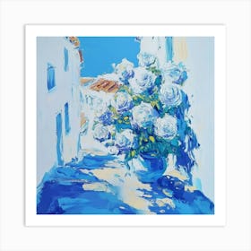 Blue Roses 2 Art Print