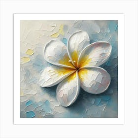 Frangipani Flower 1 Art Print