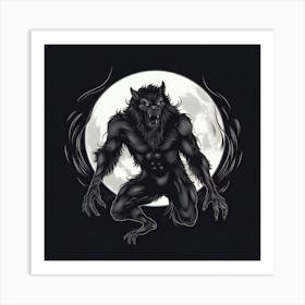 Werewolf 1 Art Print