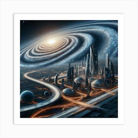 Space City 1 Art Print