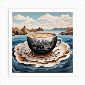 Latte Art Art Print