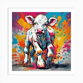 Cow Painting 1 Art Print