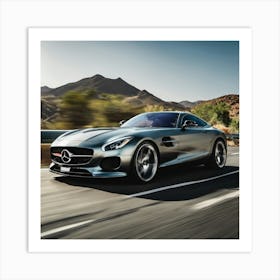 Mercedes Sls Gt Art Print