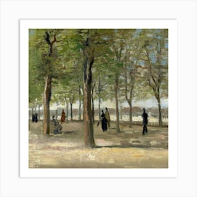 Park In Paris Art Print