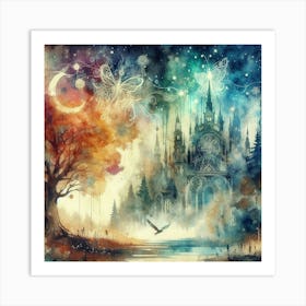 Fairytale Castle Art Print