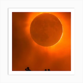 Eclipse Of The Sun 3 Art Print