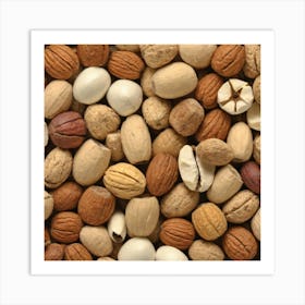 Nuts And Seeds 8 Art Print