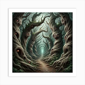 Dark Forest Art Print