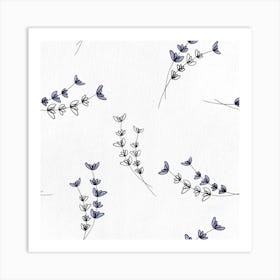 Lavender sun Art Print