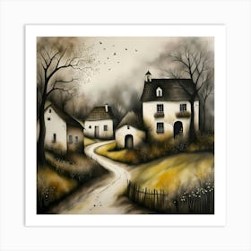 House In The Countryside 1 Art Print