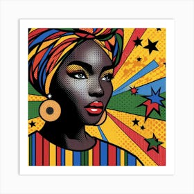 Maimuna Pop African Woman Art Print