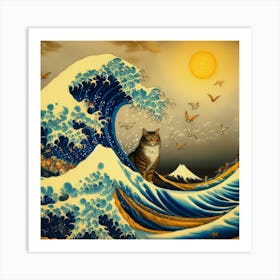 Great Wave Off Kanagawa 5 Art Print