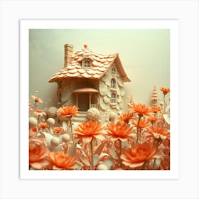 Fairy House In A Field Art Print