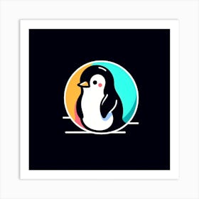 Penguin Logo 2 Art Print