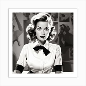 Pin Up Girl 4 Art Print