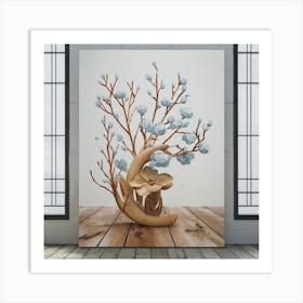 Moon Tree Art Print