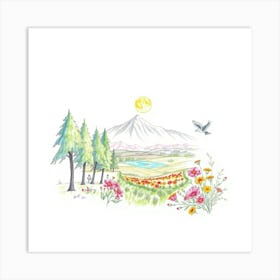 Mt Fuji 12 Art Print