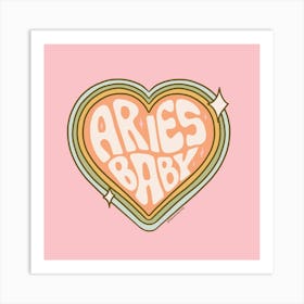 Aries Baby Art Print