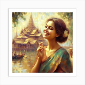 Thailand on the wall Art Print