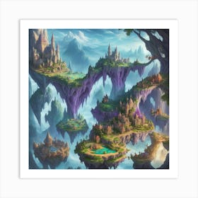 Magical And Enchanting World 1 Art Print