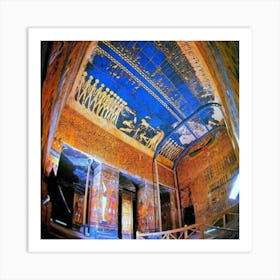 Egyptian Temple 37 Art Print