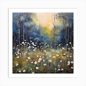 Daisy Field 1 Art Print