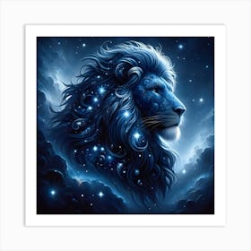 Lion Of The Night Art Print