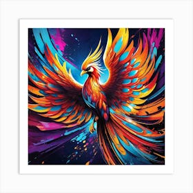 Phoenix Bird 2 Art Print