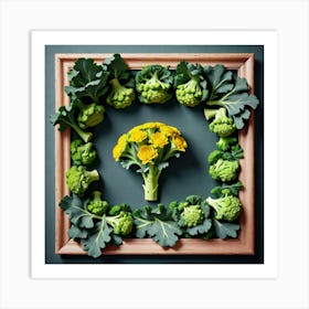 Frame Of Vegetables 7 Art Print