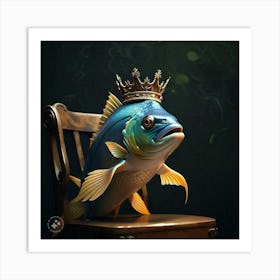 King Fish Art Print