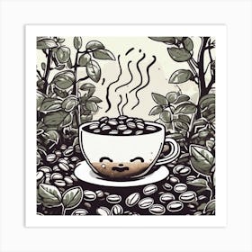 Coffee Beans 173 Art Print