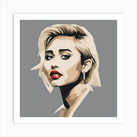 Miley Cyrus Art Print