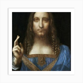 Leonardo Da Vinci Salvator Mundi Art Print