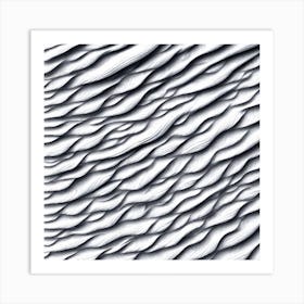 Abstract Wave Pattern 10 Art Print