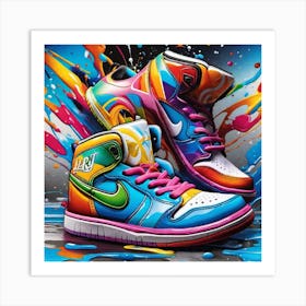 Nike Dunk High Art Print