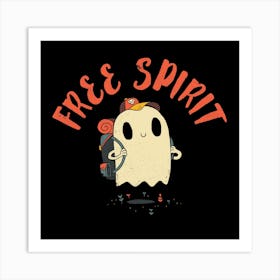 Free Spirit Square Art Print