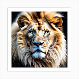 Lion Portrait 19 Art Print