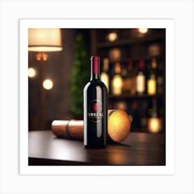 Bottle Of Wine Art Print