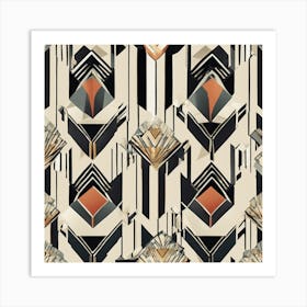 Deco Wallpaper 2 Art Print