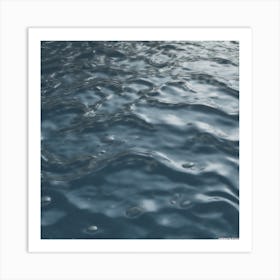 Realistic Water Flat Surface For Background Use Trending On Artstation Sharp Focus Studio Photo (1) Art Print