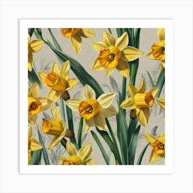 Yellow Daffodils Art Print