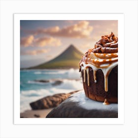 Dessert On The Beach Art Print