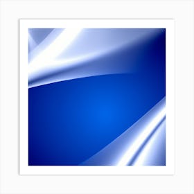 Abstract Blue Background Art Print