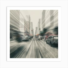 City Traffic - Art Print